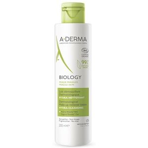 A-Derma Latte struccante dermatologico idra-detergente per pelle delicata 200 ml