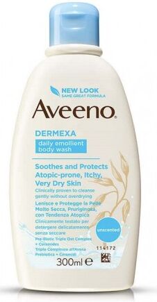 Aveeno Dermexa Bagno Doccia emolliente pelli a tendenza atopica e molto secche 300 ml