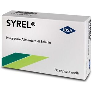 IBSA Farmaceutici Syrel 30 Capsule Molli Integratore di Selenio per il Benessere della Tiroide