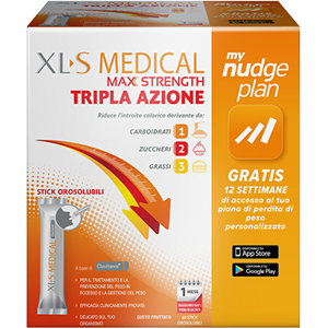 XLS Medical Max Strength 60 Stick Bustine Orosolubili Dimagranti