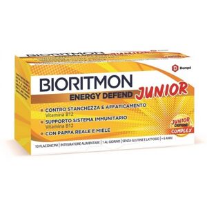 Dompe' Farmaceutici Bioritmon Energy Defend Junior - 10 Flaconcini