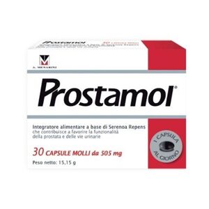 Menarini Prostamol 30 Capsule Molli - Integratore per il Benessere della Prostata