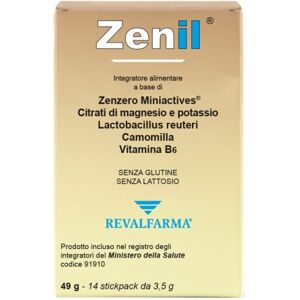 REVALFARMA Zenil Integratore per Digestione e Funzione intestinale 14 bustine