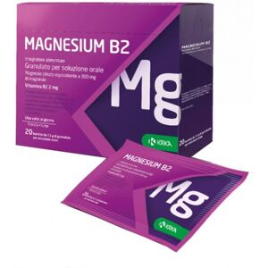 Krka Farmaceutici Milano Magnesium B2 300/2mg integratore contro stanchezza e affaticamento 20 bustine