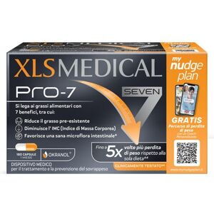 XLS Medical Pro 7 per dimagrire e ridurre l'assorbimento dei grassi 180 capsule