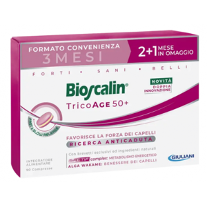 Bioscalin TricoAge 50+ Integratore Anticaduta Capelli 90 compresse pacco convenienza
