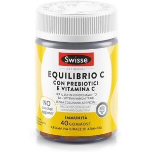 SWISSE Equilibrio C - 40 Caramelle gommose con vitamina C e prebiotici per il sistema immunitario