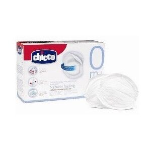 Chicco Natural Feeling Coppette Assorbilatte Antibatteriche per Allattamento 60 Pezzi