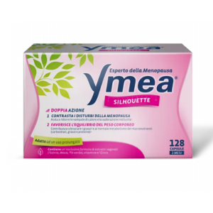 YMEA Silhouette - Integratore per la Menopausa 128 capsule Nuova Formula con Maca