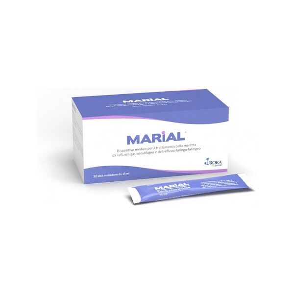 aurora biofarma marial integratore per reflusso gastrico 20 oral stick 15 ml