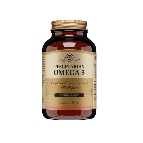 solgar pescetarian omega 3 - integratore di omega 3 50 perle softgel