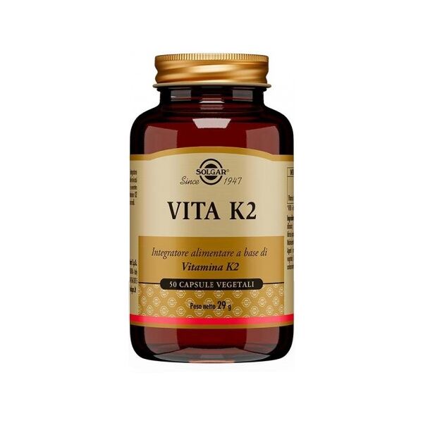 solgar vita k2 50 capsule - integratore di vitamina k2 a base vegetale