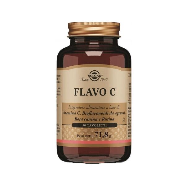 solgar flavo c - integratore con vitamina c e bioflavonoidi 50 tavolette