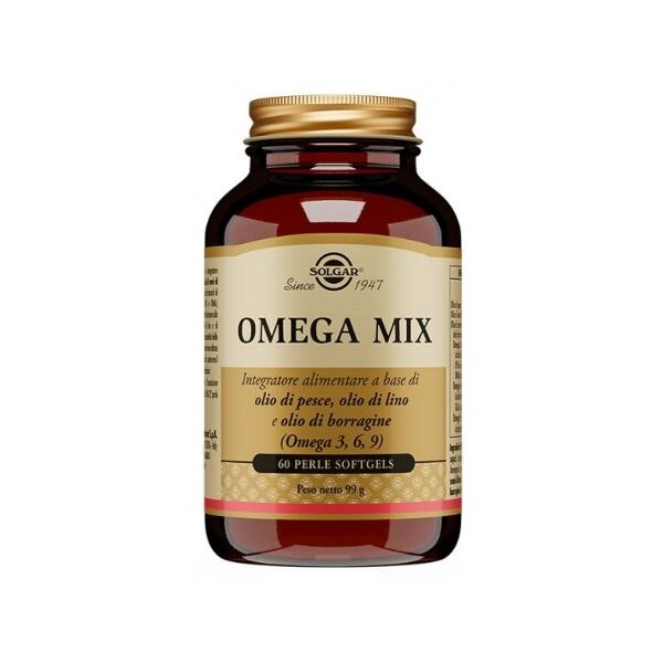 solgar omega mix - integratore di omega 3, 6 e 9 - 60 perle