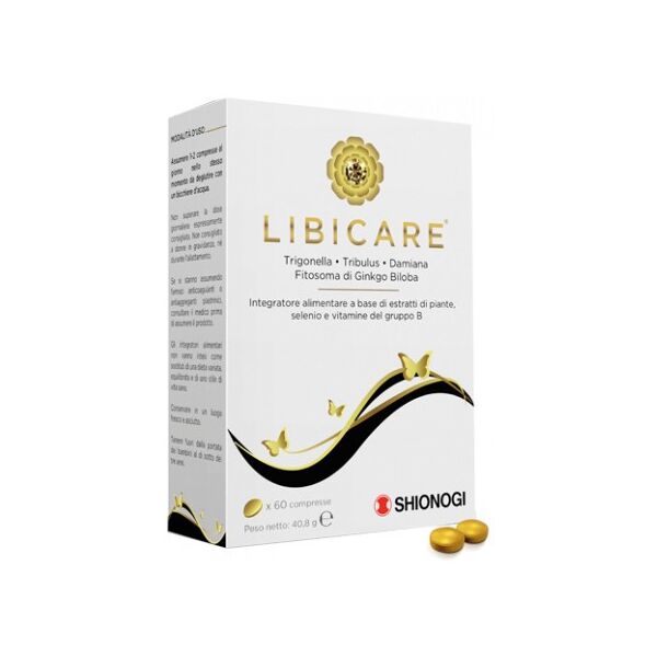 shionogi libicare integratore con estratti di piante e vitamine 60 compresse