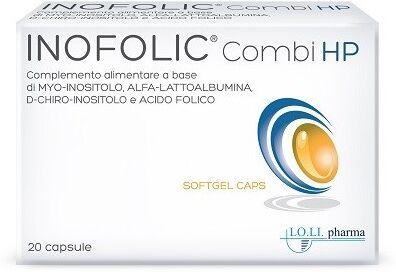 lo.li.pharma inofolic combi hp integratore per ovaio policistico 20 capsule