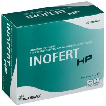 italfarmaco spa inofert hp integratore per la regolazione dell'ovulazione 20 bustine