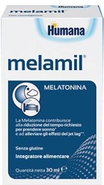 Humana Melamil Integratore di Melatonina per Adulti e Bambini 30ml