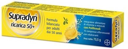 SUPRADYN Ricarica 50+ Integratore energizzante 15 compresse