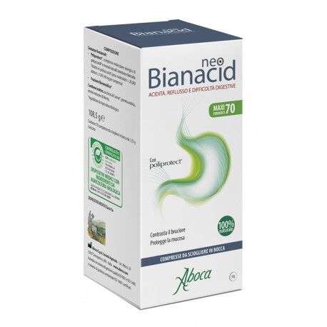 Aboca NeoBianacid integratore per acidità e reflusso 70 Compresse