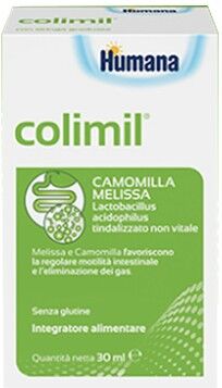 Humana Colimil integratore contro stitichezza e gas intestinali per bambini 30 ml