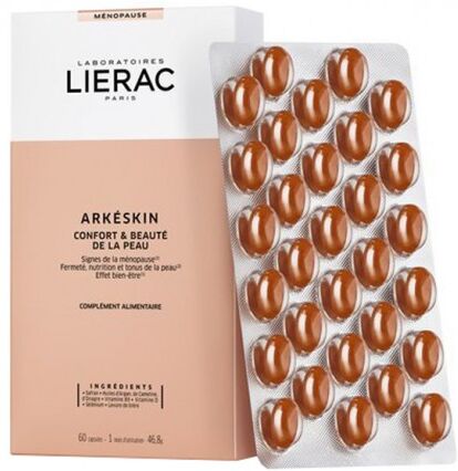 Lierac Arkeskin integratore per bellezza della pelle in menopausa 60 capsule