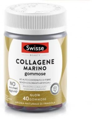 SWISSE Beauty Collagene Marino integratore per la pelle 40 gommose gusto fragola