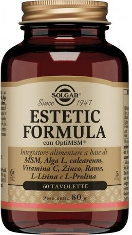 Solgar Estetic Formula - Integratore per capelli, pelle e unghie 60 tavolette