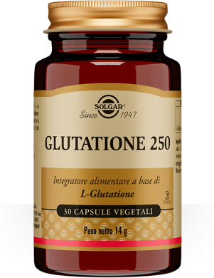 Solgar Glutatione 250 - Integratore antiossidante e depurativo 30 capsule vegetali