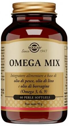 Solgar Omega Mix - Integratore di omega 3, 6 e 9 - 60 perle