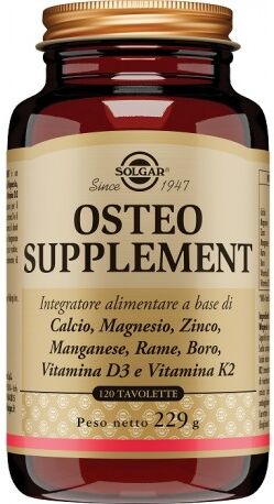 Solgar Osteo Supplement integratore per ossa e denti 120 Tavolette