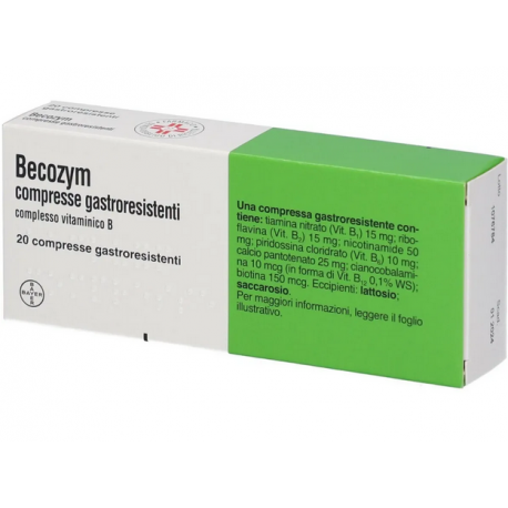 Bayer Becozym 20 compresse gastroresistenti