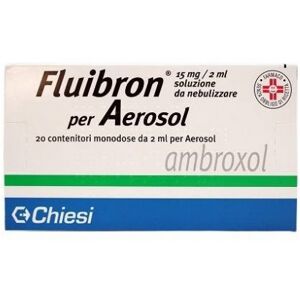 Chiesi Farmaceutici Fluibron soluzione da nebulizzare 15 mg/2 ml - 20 fiale