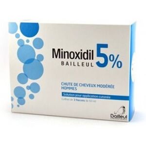 Biorga Minoxidil 5%  soluzione cutanea 3 flaconi 60 ml