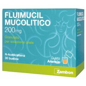 Zambon Fluimucil Mucolitico 200 mg 30 bustine