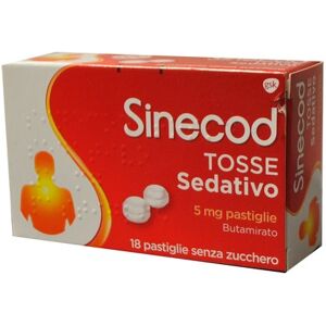 Glaxosmithkline Sinecod Tosse Sedativo 5 mg 18 pastiglie sedative della tosse