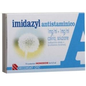 RECORDATI SPA Imidazyl 1 mg/ml collirio antistaminico 10 contenitori monodose da 0,5 ml