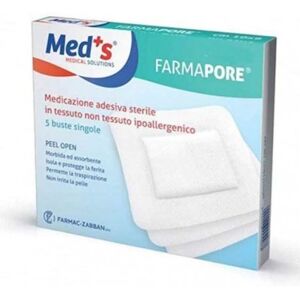 Farmac Zabban Med's Medicazione autoadesiva sterile 15 X 15 cm 5 pezzi