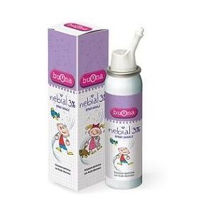 STEVE JONES Nebial 3% Spray Nasale per Lavaggi Nasali Quotidiani per Bambini 100ml