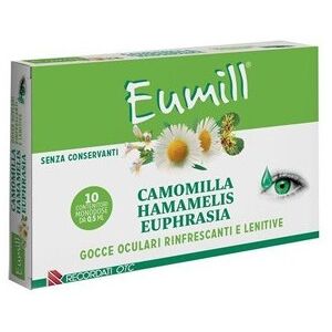 RECORDATI SPA Eumill Gocce Oculari Rinfrescanti e Lenitive con Camomilla 10 Flaconcini