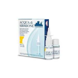 TERME DI SIRMIONE Acqua Sirmione Fluidificante per lavaggi nasali 6 flaconcini da 15 ml con erogatore