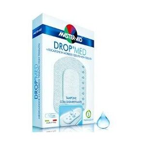 MASTER AID M-AID Drop Med Cerotto Traspirante Disinfettante 10,5x20cm 5 Pezzi