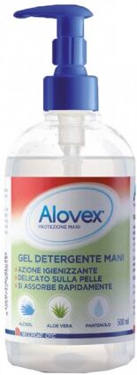 recordati alovex protezione mani gel igienizzante a base alcolica 500 ml