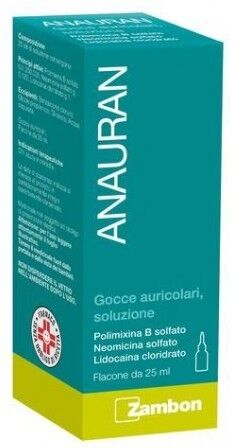 Zambon Anauran gocce auricolari 25 ml