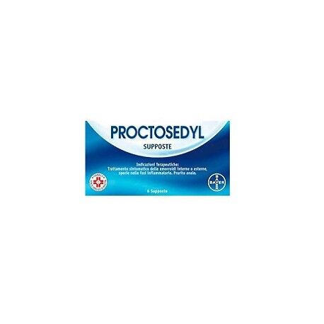 Bayer Proctosedyl 6 supposte per il trattamento delle emorroidi