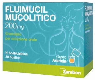 Zambon Fluimucil Mucolitico 200 mg 30 bustine