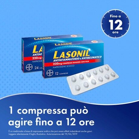 Bayer Lasonil Antinfiammatorio 220 mg 24 compresse