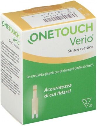 Johnson & Johnson OneTouch Verio 25 strisce reattive per la misurazione della glicemia