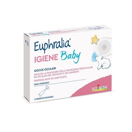 Boiron Euphralia Igiene Baby - Gocce Oculari Monodose 10 Pezzi