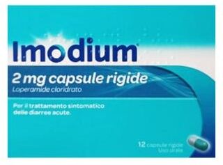 Johnson & Johnson Imodium 2 mg capsule rigide Loperamide Cloridrato 12 capsule